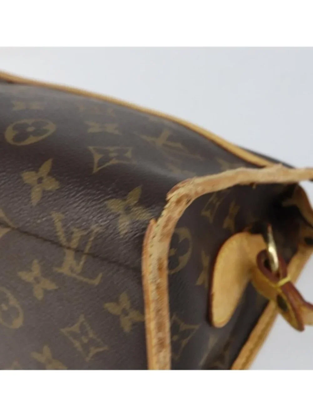 Authentic LOUIS VUITTON Monogram Popincourt Long Shoulder Bag M40008 LV
